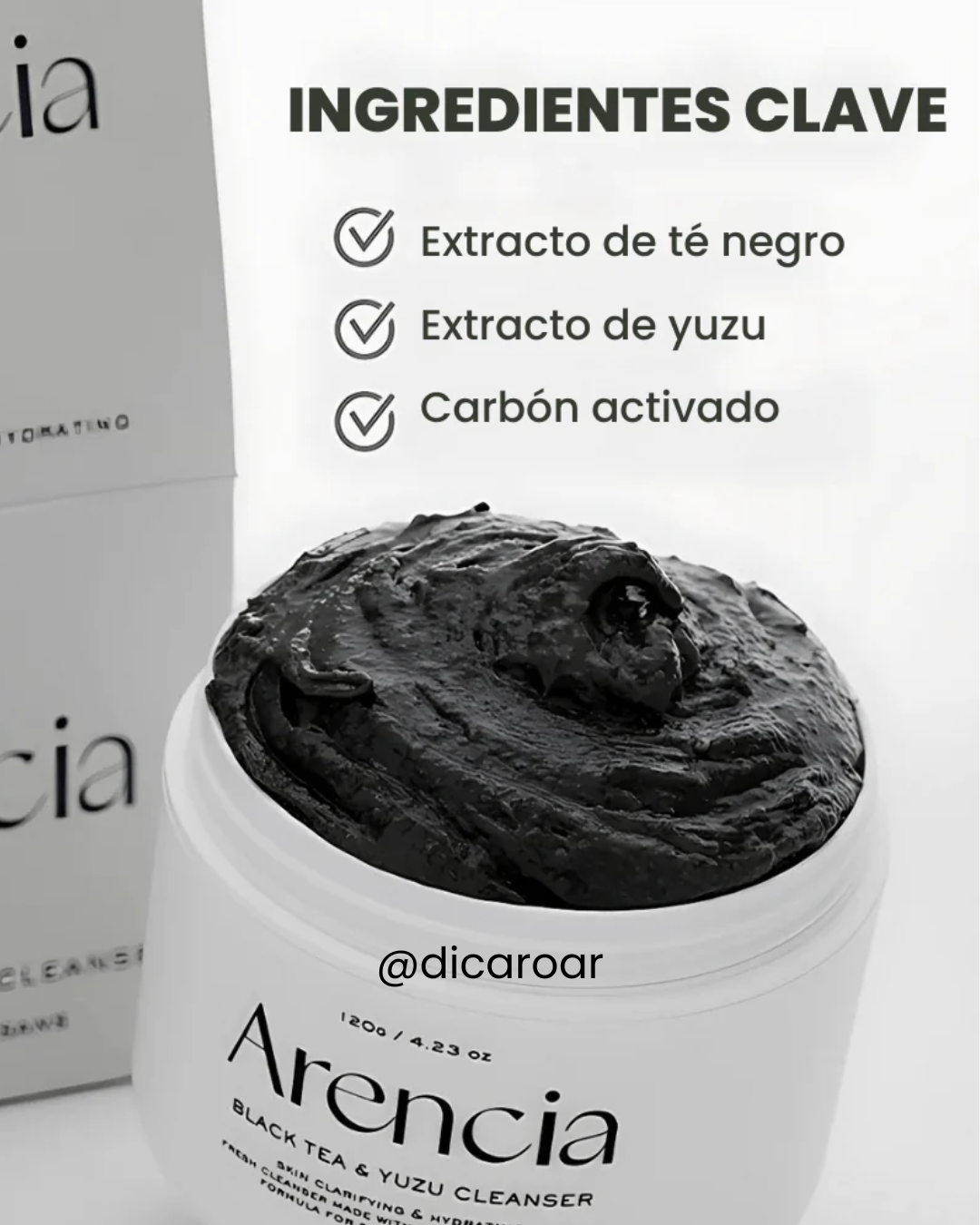 Arencia Black Tea Mochi Cleanser